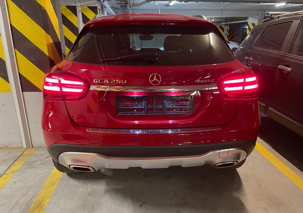 Mercedes-Benz GLA cena 106250 przebieg: 81673, rok produkcji 2019 z Warszawa małe 254